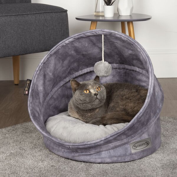 Scruffs & Tramps Cat Bed Kensington 44x48 cm Grey