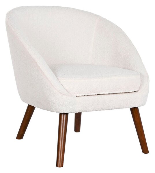 Armchair DKD Home Decor White Brown 74 x 69 x 79 cm 76 x 69 x 73 cm