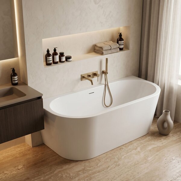 Wall acrylic bath CAPRI 150cm