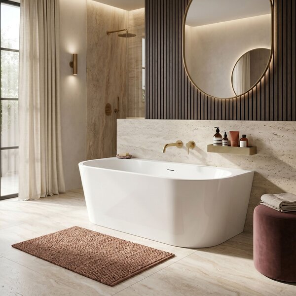 Wall acrylic bath CAPRI 150cm