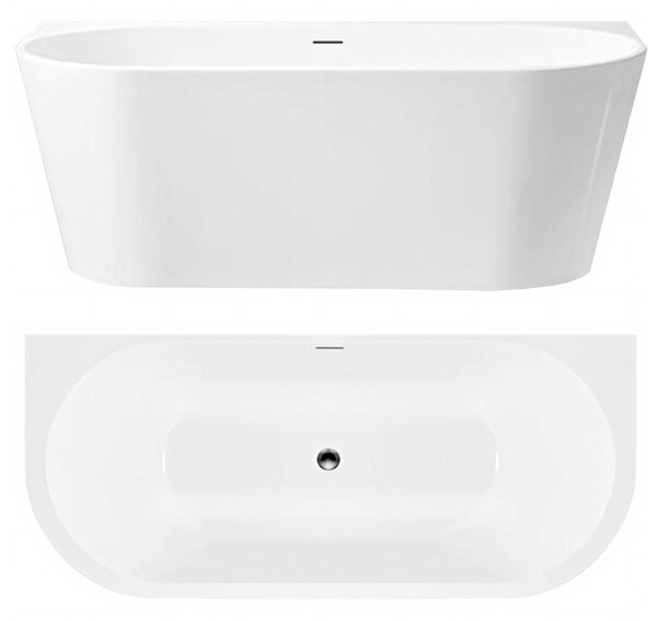 Wall acrylic bath CAPRI 150cm