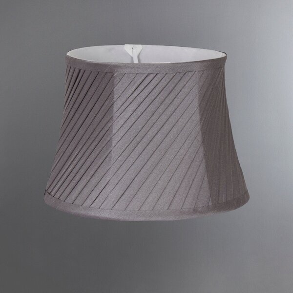 Twisted Pleat Candle Grey Shade Grey