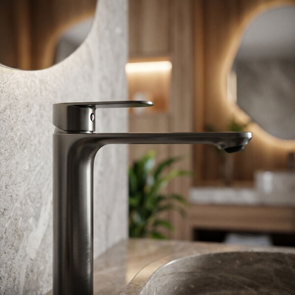 Bathroom faucet Rea Drop Titan High