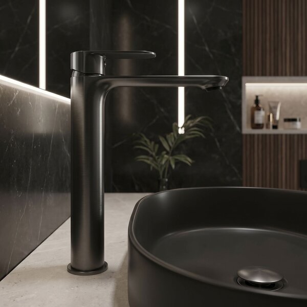 Bathroom faucet Rea Drop Titan High
