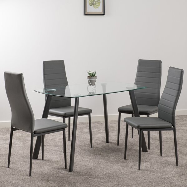 Abbey Dining Set Grey