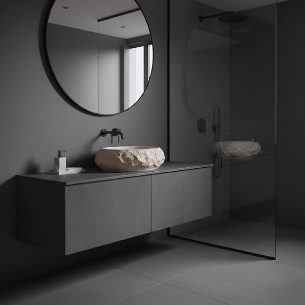 Countertop Basin Rea Mika Warm Beige