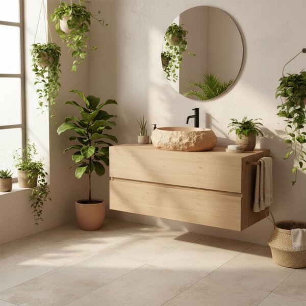 Countertop Basin Rea Mika Light Terracotta
