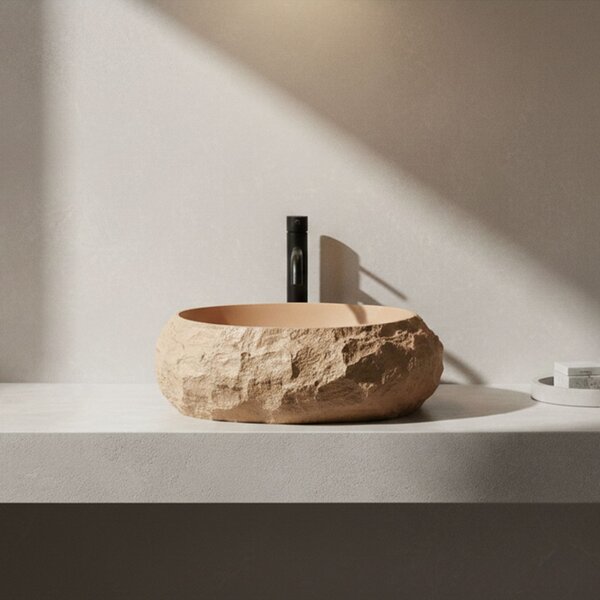 Countertop Basin Rea Mika Light Terracotta