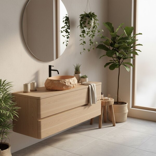 Countertop Basin Rea Mika Light Terracotta