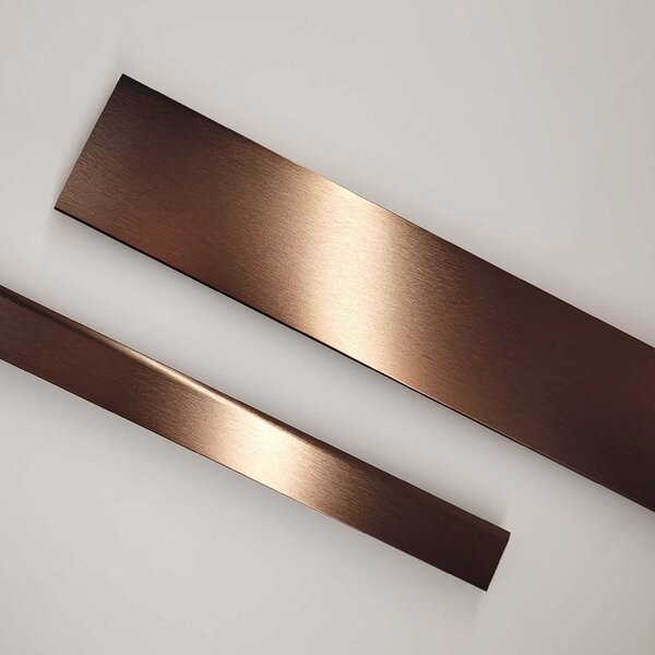 Shower enclosure Rea City 90x90 Brush Copper