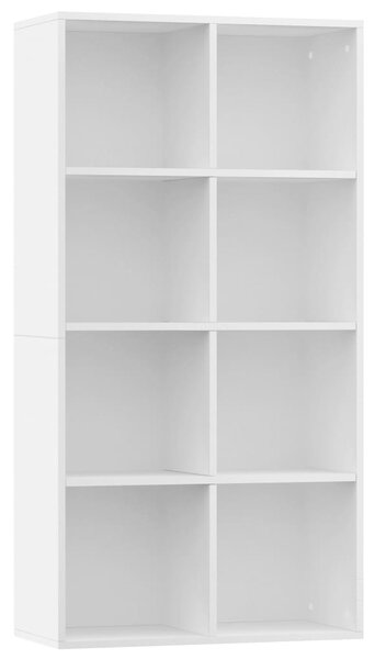 Book Cabinet/Sideboard White 66x30x130 cm Engineered Wood