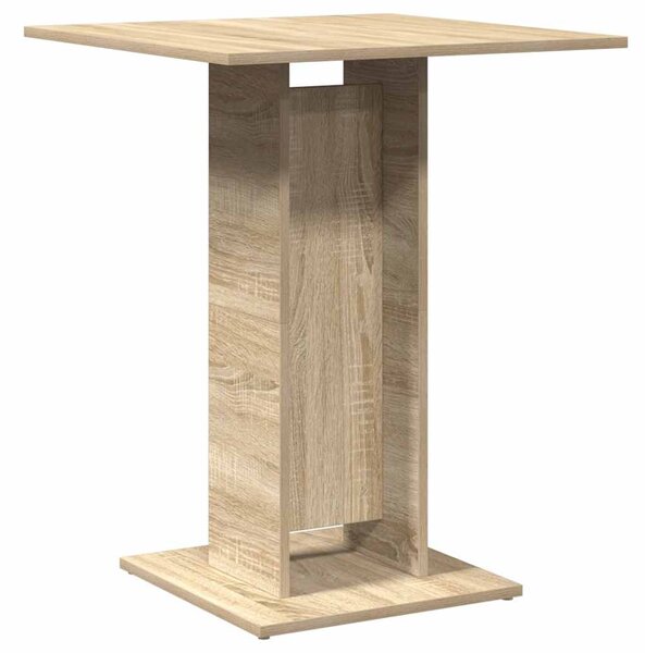 Bistro Table Sonoma Oak 60x60x75 cm Engineered Wood