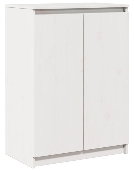 Sideboard White 60x36x84 cm Solid Pinewood