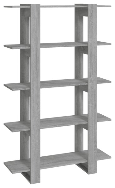 Book Cabinet/Room Divider Grey Sonoma 100x30x160 cm