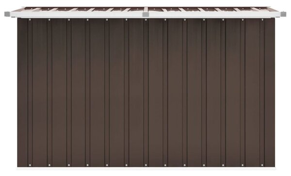 Garden Storage Box Brown 149x99x93 cm