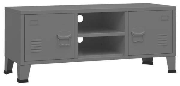 Industrial TV Cabinet Anthracite 105x35x42 cm Metal