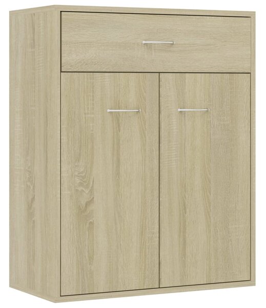 Sideboard Sonoma Oak 60x30x75 cm Engineered Wood