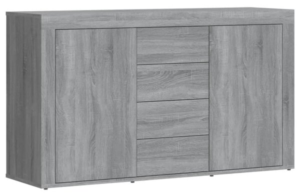 Sideboard Grey Sonoma 120x36x69 cm Engineered Wood