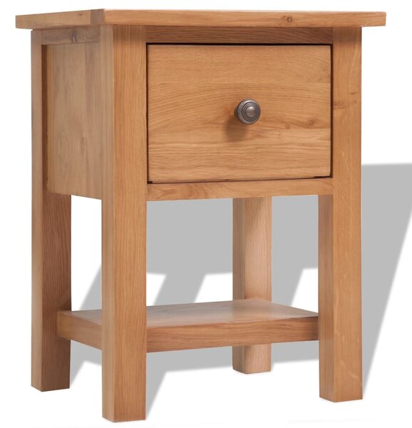 Nightstands 2 pcs 36x30x47 cm Solid Oak Wood