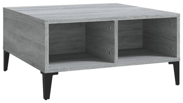 Coffee Table Grey Sonoma 60x60x30 cm Engineered Wood