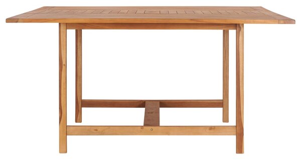 Garden Table 150x150x76 cm Solid Teak Wood