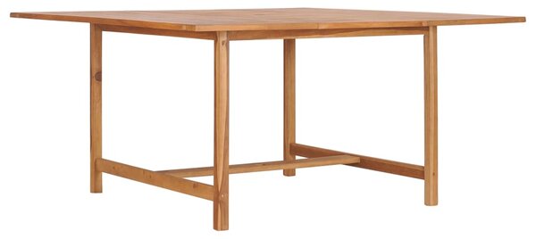 Garden Table 150x150x76 cm Solid Teak Wood