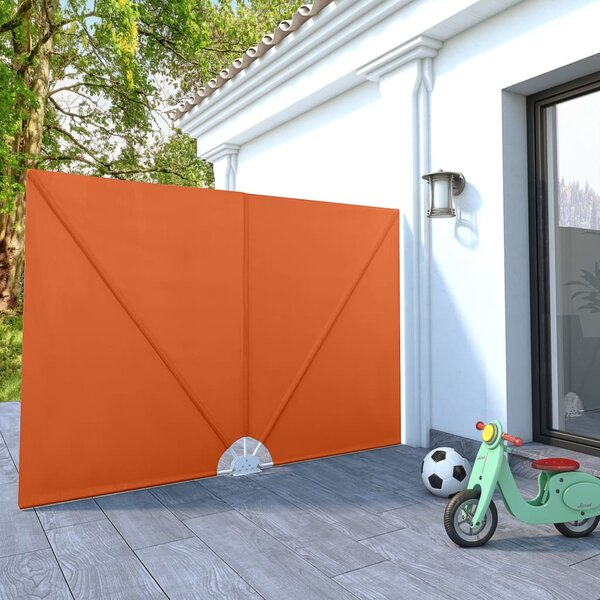 Collapsible Terrace Side Awning Terracotta 240x160 cm
