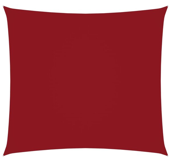 Sunshade Sail Oxford Fabric Square 3.6x3.6 m Red