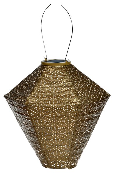 Fallen Fruits Diamond Sashiko Solar Lantern Gold