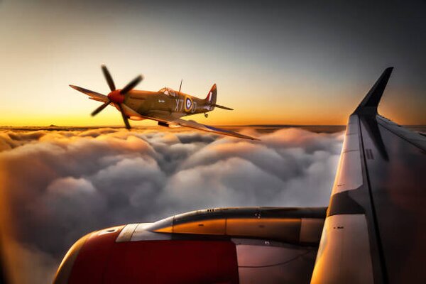 Photography Spitfire close encounter, Peter Vahlersvik