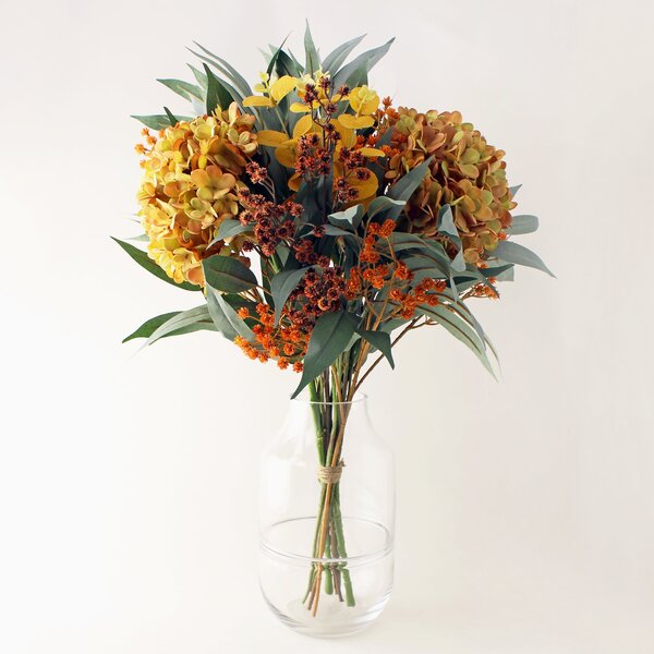 Florals Forever Autumn Hydrangea and Eucalyptus Bouquet MultiColoured