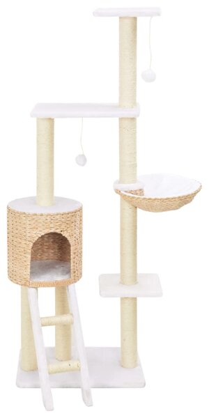 Cat Tree with Sisal Scratching Post Seagrass