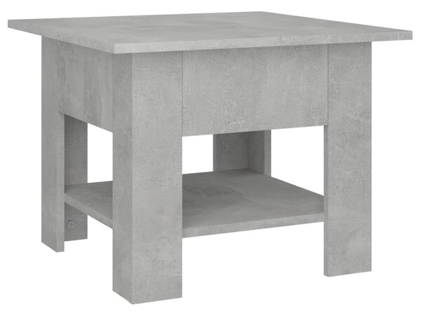 Coffee Table Concrete Grey 55x55x42 cm Engineered Wood