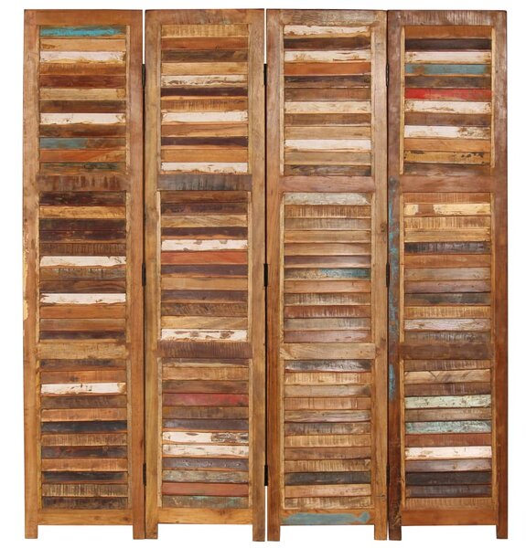 Room Divider Solid Reclaimed Wood 170 cm