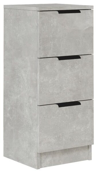 Sideboard Concrete Grey 30x30x70 cm Engineered Wood