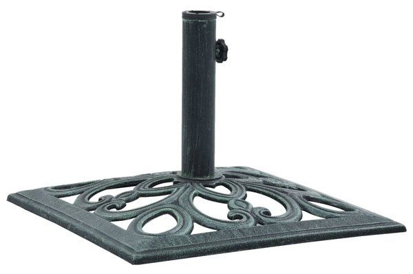 Umbrella Base Green 12 kg 49 cm Cast Iron