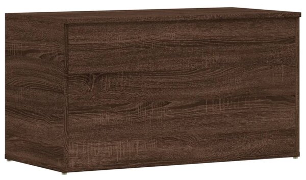 Storage Chest Brown Oak 84x42x46 cm Engineered Wood