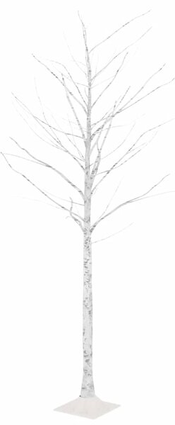 LED White Birch Tree Warm White 128 LEDs 220 cm