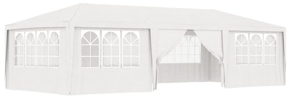 Professional Party Tent with Side Walls 4x9 m White 90 g/m?