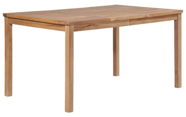 Garden Table 150x90x77 cm Solid Teak Wood