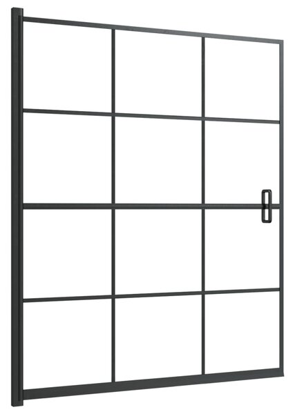 Shower Enclosure ESG 116x140 cm Black