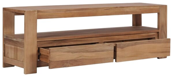 TV Cabinet 120x30x40 cm Solid Teak Wood