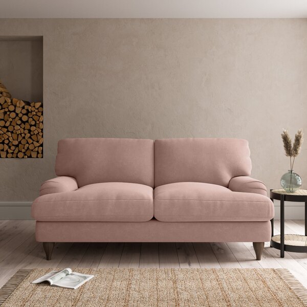 Darwin Luxury Velvet 2 Seater Sofa Blush