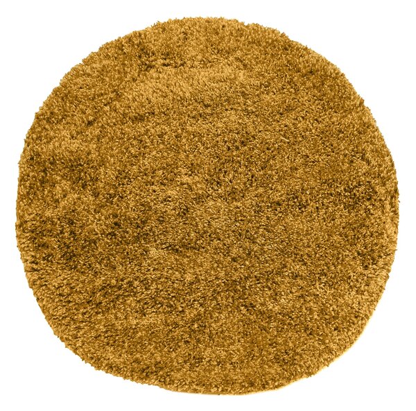 Slumber Shaggy Circle Rug Slumber Ochre