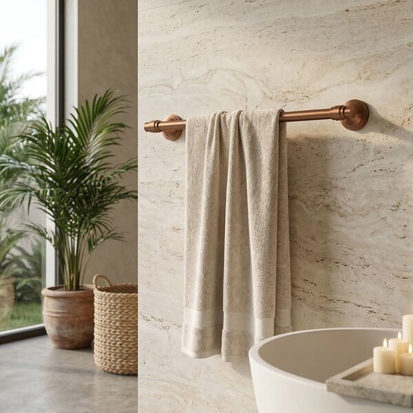 Bathroom hanger 16101 Aristo Brushed copper