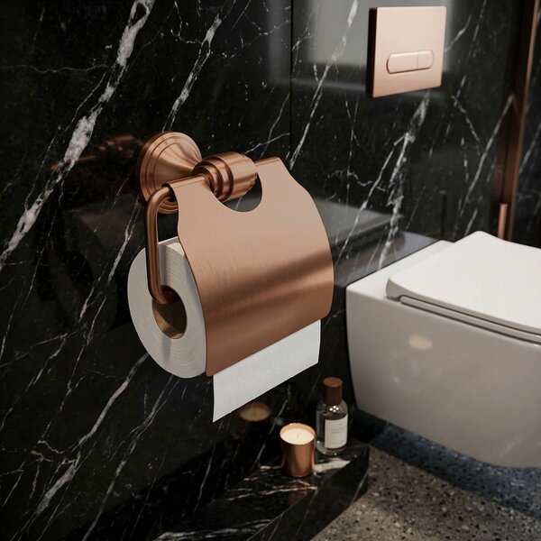 Toilet paper holder 1608 Aristo Brushed copper