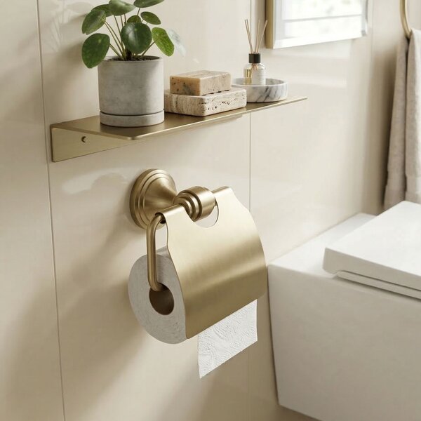 Toilet paper holder 1608 Aristo Brushed Gold