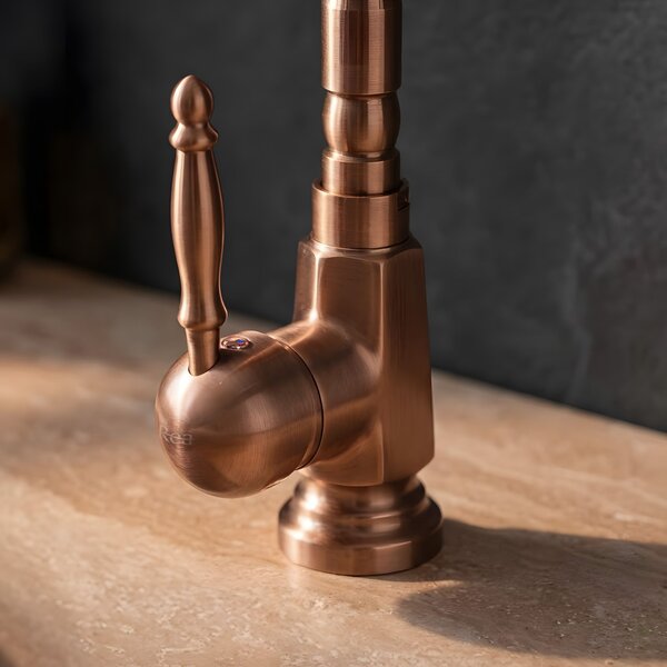 Bathroom faucet Rea Bona Brush Copper High