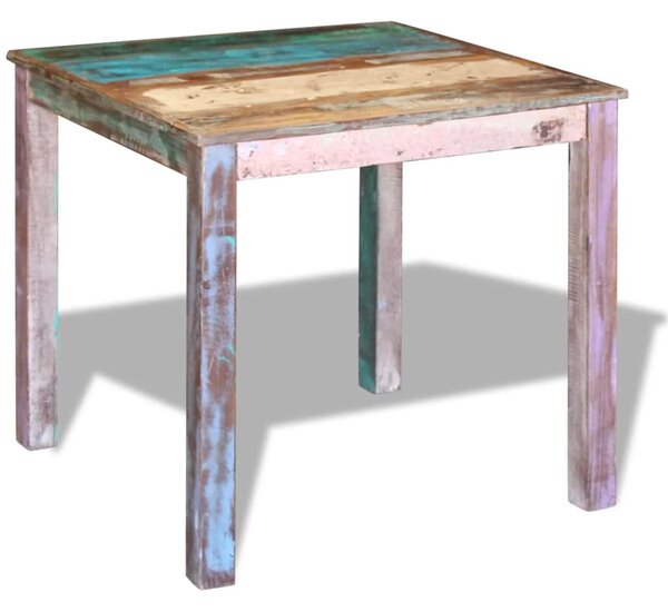 Dining Table Solid Reclaimed Wood 80x82x76 cm