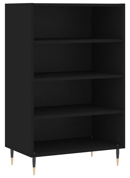 Highboard Black 57x35x90 cm Engineered Wood